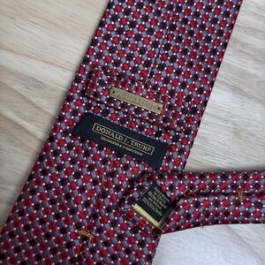 Donald J Trump Signature Collection Power Tie Multicolor Geometric 100% Silk